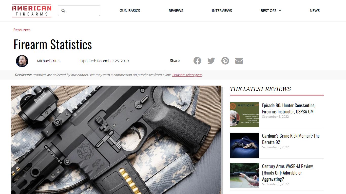 Firearm Statistics - American Firearms